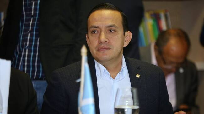 Mauricio Aguilar, gobernador Santander. Foto: Colprensa