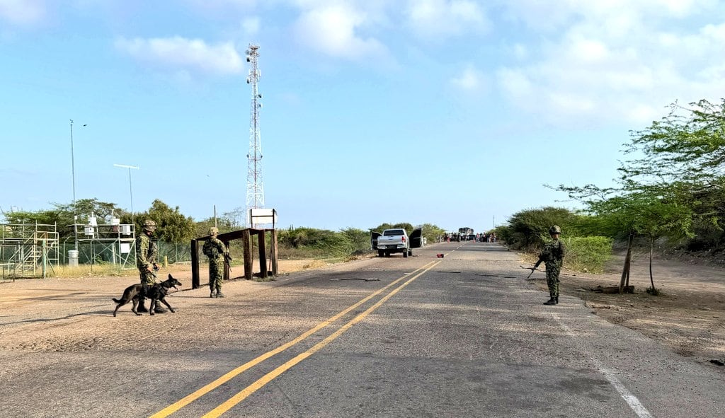 Soldados del Batallón Cartagena frustran ataque del ELN en Maicao, La Guajira/ Ejército.