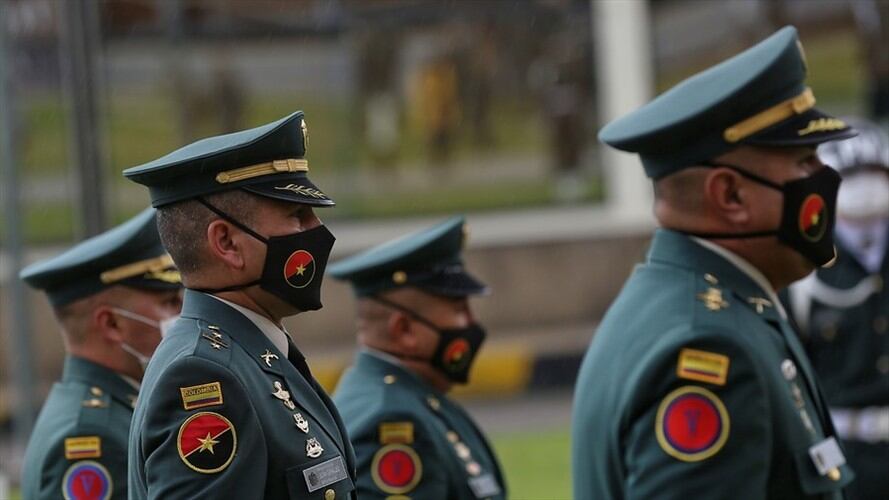 Exdirectores de la Policía respaldan actuación de la institución en medio de las movilizaciones. Foto: Colprensa