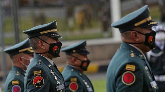 Exdirectores de la Policía respaldan actuación de la institución en medio de las movilizaciones. Foto: Colprensa