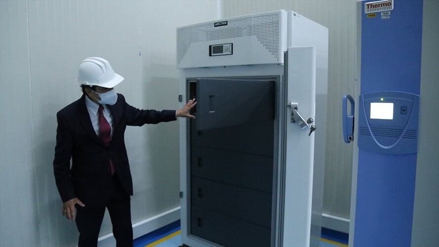 Plan se seguridad durante el proceso de vacunación en Colombia. Foto: Colprensa