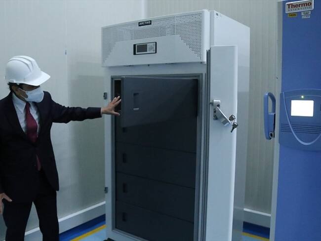 Plan se seguridad durante el proceso de vacunación en Colombia. Foto: Colprensa