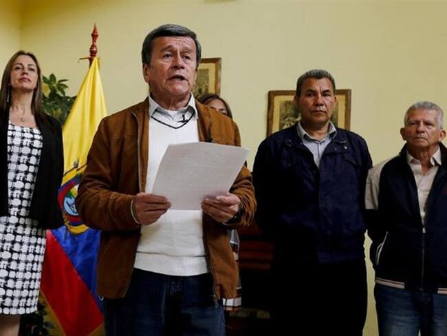 Equipo de diálogo del ELN. Foto: Agencia EFE