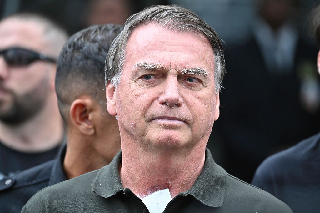 El expresidente de Brasil, Jair Bolsonaro, en septiembre de 2025. FOTO: Ton Molina/Getty Images