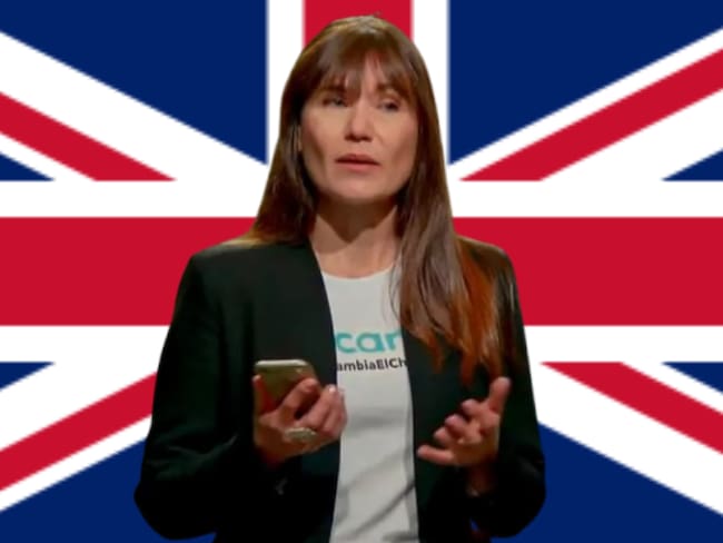 Zulma Guzmán se encuentra en Reino Unido