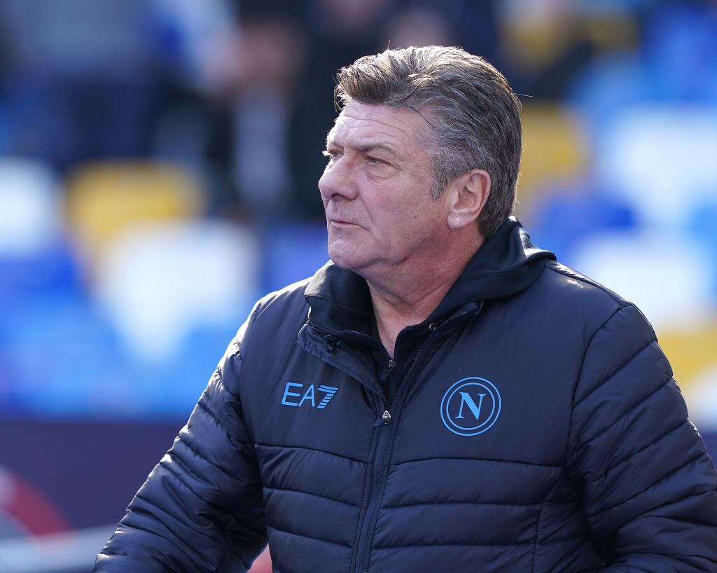 Walter Mazzarri, director técnico del Napoli. Foto: Gabriele Maricchiolo/NurPhoto/Getty Images