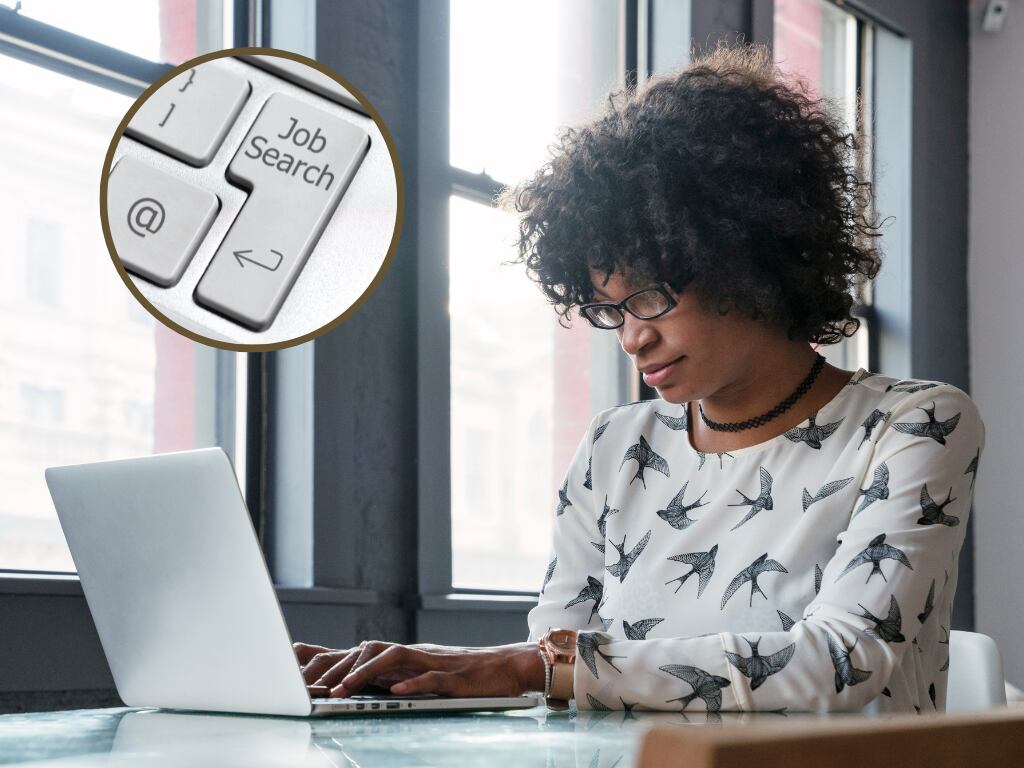 Persona buscando un empleo remoto (Fotos vía Getty Images)