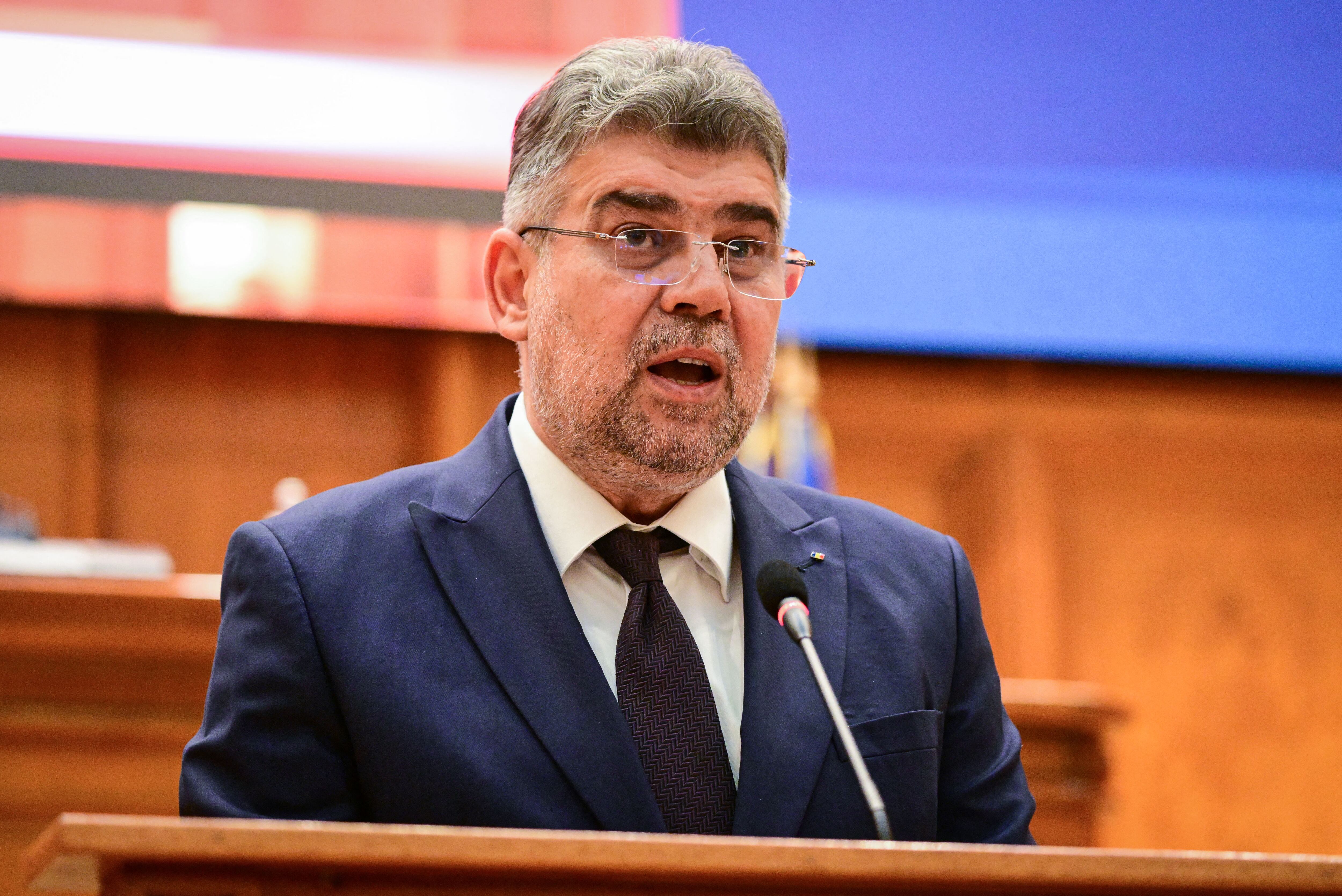 Marcel Ciolacu. Foto: DANIEL MIHAILESCU/AFP via Getty Images