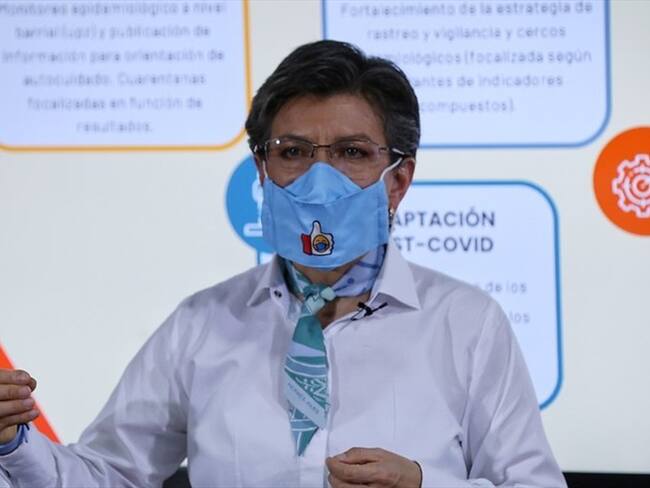 Alcaldesa Claudia López. Foto: Colprensa - Camila Díaz