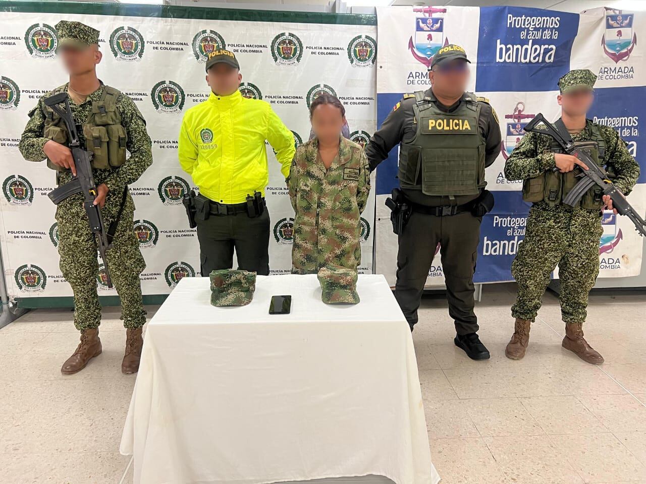 Capturan a alias 'Carolina' en el corregimiento de Bayunca | Foto: Policía MECAR