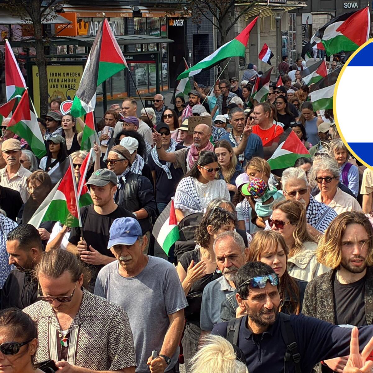 Periodistas suecos protestaron en Estocolmo contra asesinatos de colegas palestinos