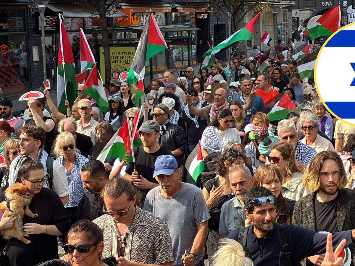 Periodistas suecos protestaron en Estocolmo contra asesinatos de colegas palestinos