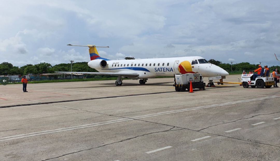 Avión de Satena. Foto: Cortesía Satena
