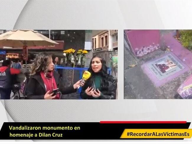 “Nos parece indignante porque aquí es donde se conmemora lo que pasó con Dilan"