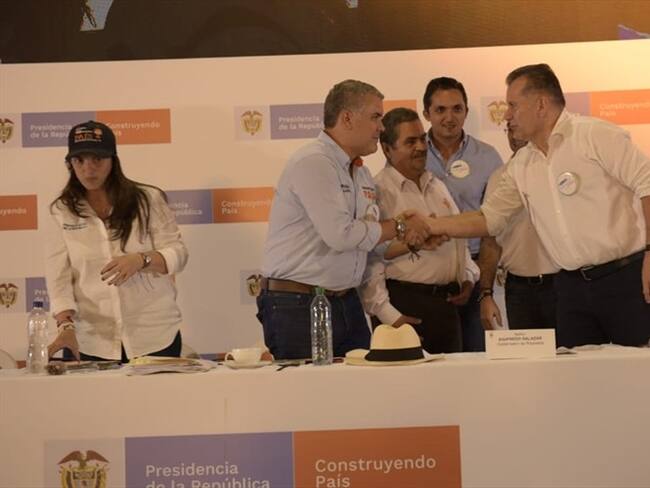 Como positivo calificó el gobernador de Risaralda, Sigifredo Salazar, el encuentro con el presidente Iván Duque y su gabinete ministerial. Foto: Gobernación de Risaralda