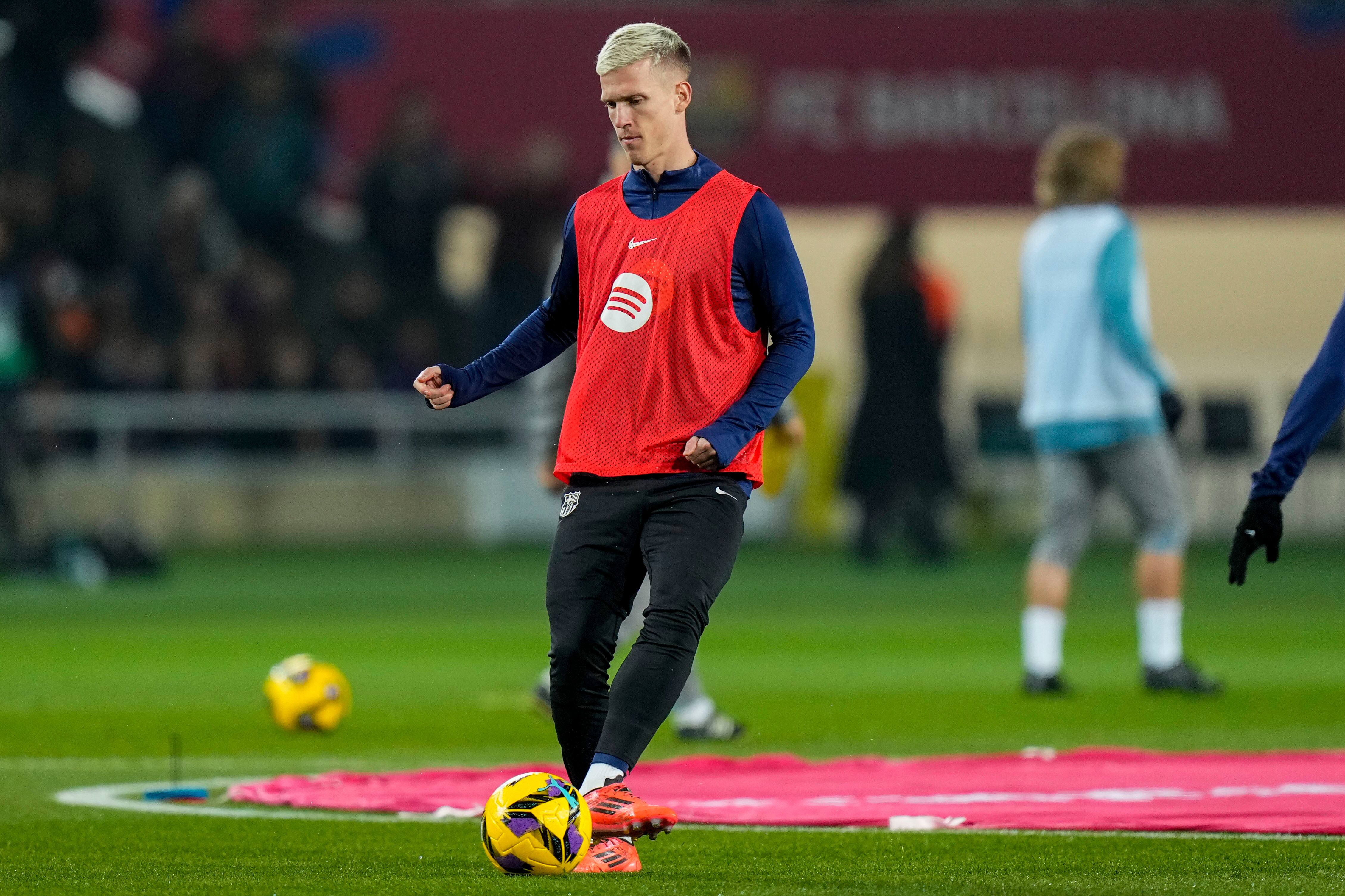 El delantero del Barcelona Dani Olmo FOTO: EFE/ Siu Wu