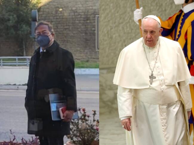 La reunión de Gustavo Petro con el papa Francisco: así se planeó el encuentro. Fotos: Prensa Gustavo Petro y Getty Images