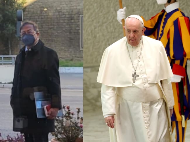 La reunión de Gustavo Petro con el papa Francisco: así se planeó el encuentro. Fotos: Prensa Gustavo Petro y Getty Images