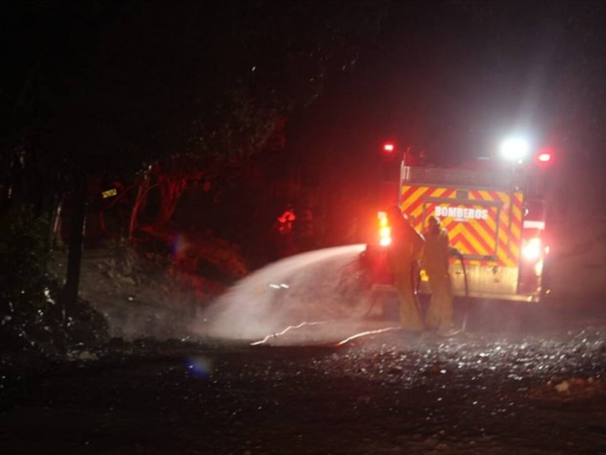 Con piedras fueron atacados bomberos de Lorica que realizaban jornada de desinfección