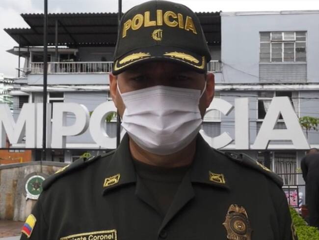 Captura en Caldas . Foto: Departamento de Policía