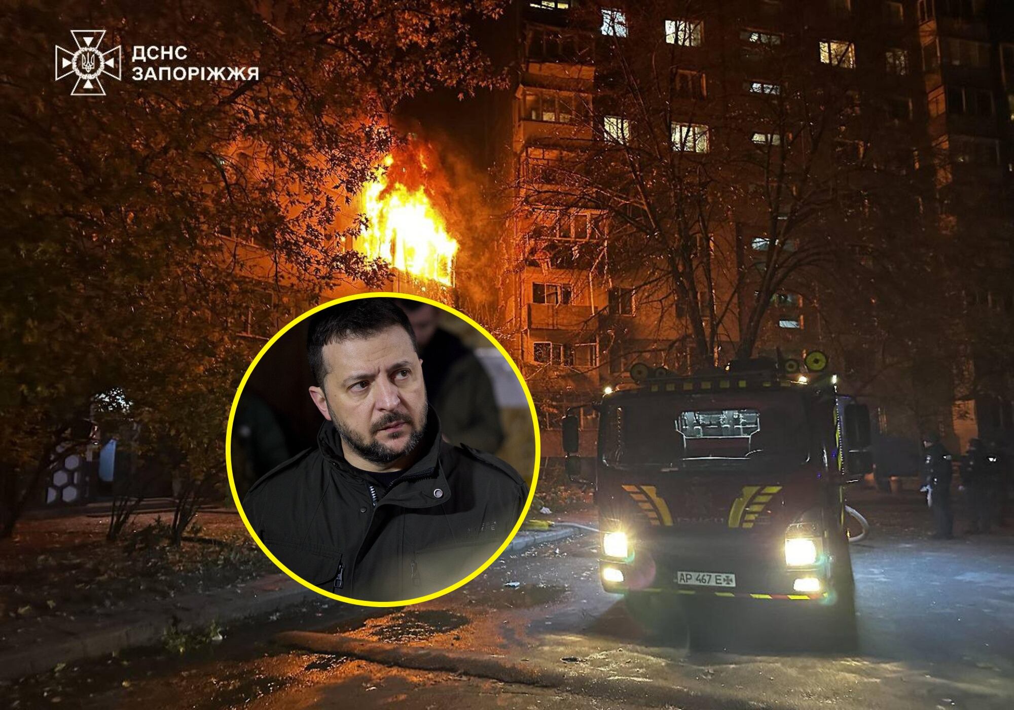 Volodímir Zelenski reveló que Rusia atacó 10 regiones ucranianas y mató a seis civiles. Foto: EFE.