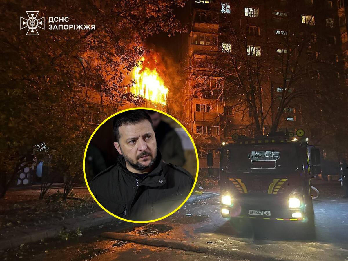 Volodímir Zelenski reveló que Rusia atacó 10 regiones ucranianas y mató a seis civiles