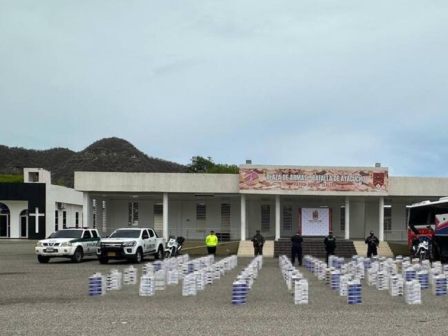 Mercancía incautada/ Policía Metropolitana de Santa Marta.