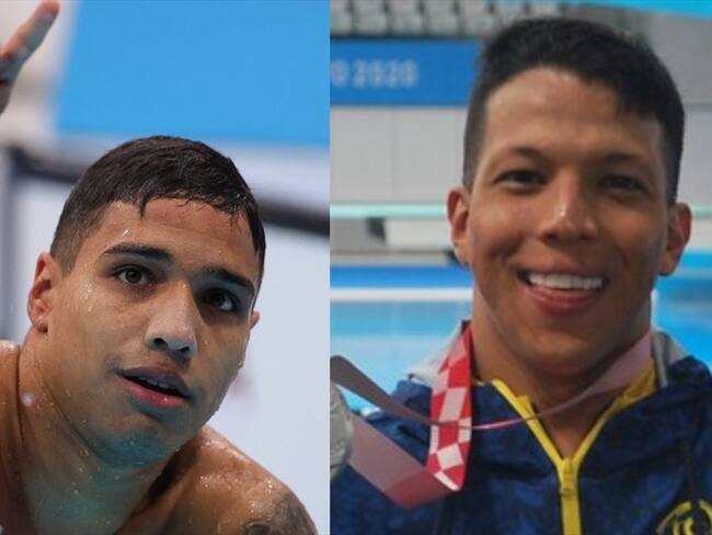 Carlos Daniel Serrano y Nelson Crispín ganaron oro y plata en los Juegos Paralímpicos. Foto: Comité Paralímpico Colombiano