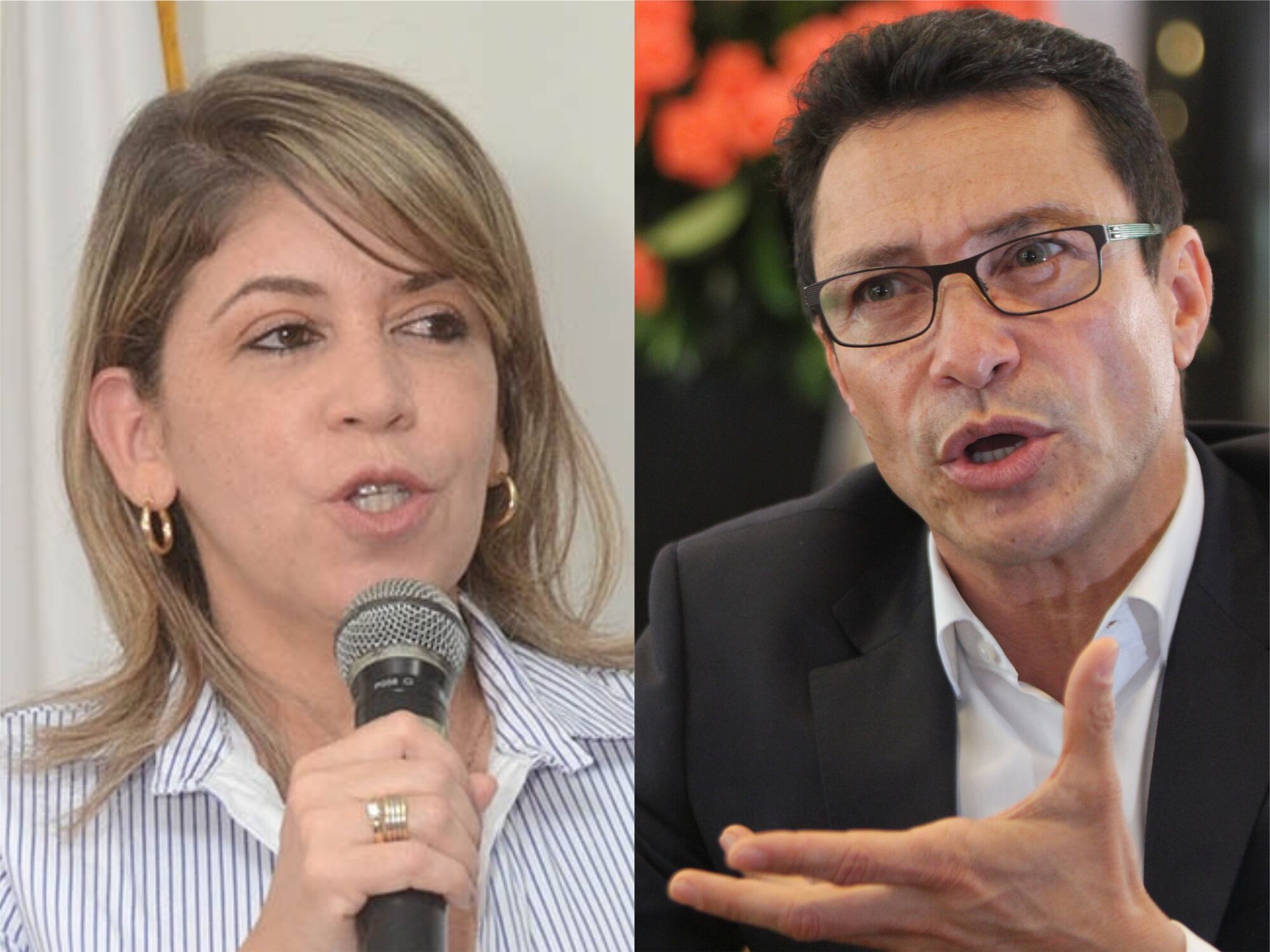 Gobernador Carlos Caicedo y la alcaldesa Virna Johnson. Créditos: Colprensa