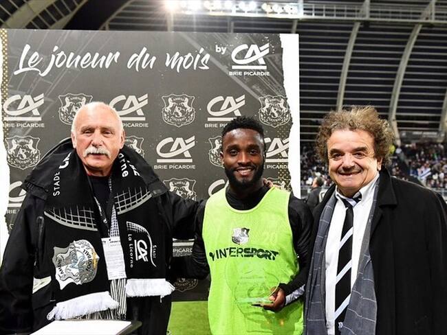 Steven Mendoza fue elegido como el jugador de octubre en el Amiens . Foto: Colprensa