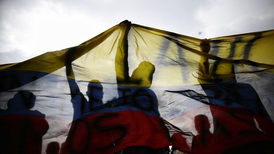 Los sonidos de violines, flautas y trompetas hicieron parte del Paro Nacional. . Foto: Colprensa