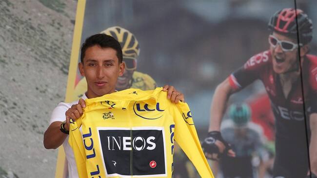 Egan BErnal, ganador del Tour de Francia 2019. Foto: Getty Images