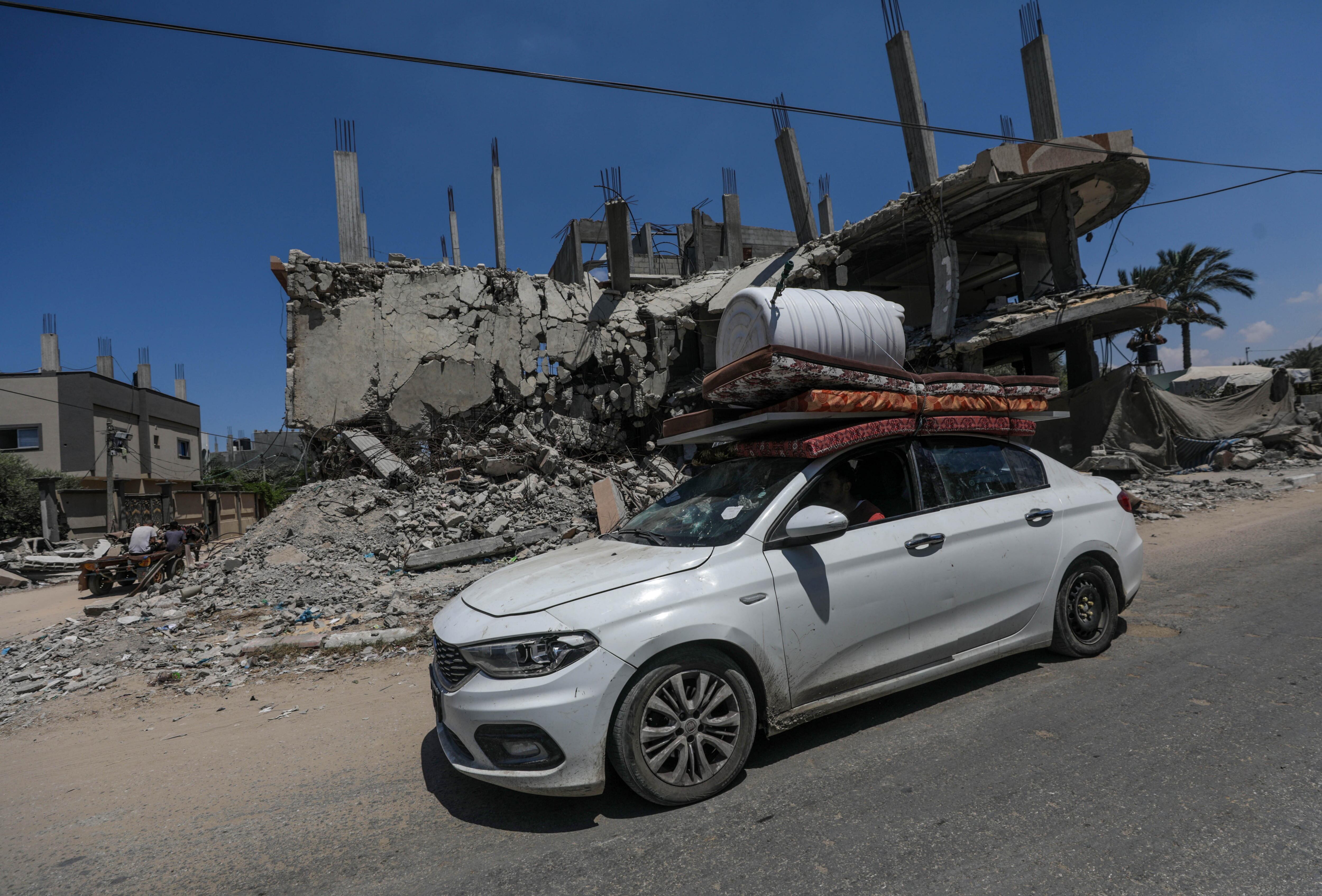 Deir Al Balah en Gaza. EFE/EPA/MOHAMMED SABER
