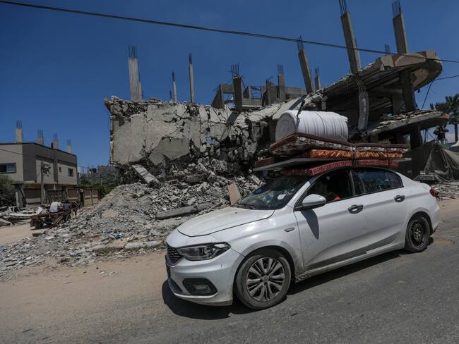 Deir Al Balah en Gaza. EFE/EPA/MOHAMMED SABER