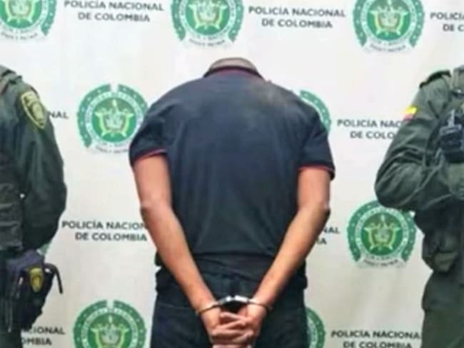 El capturado fue puesto a disposición de la autoridad competente. Crédito: Policía Cauca.