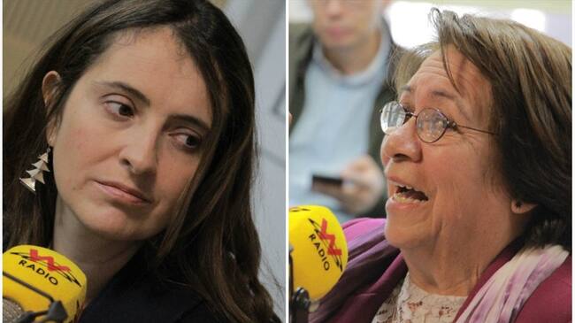 Paloma Valencia y Aída Avella hablan sobre sus candidatos a la segunda vuelta. Foto: W Radio