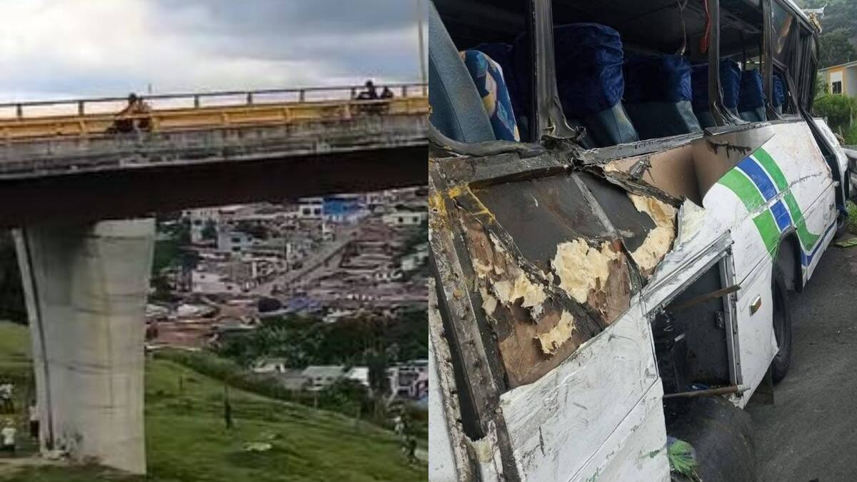 Se conocieron los nombres de las 11 víctimas del accidente de bus en vía de La Línea en el Quindío