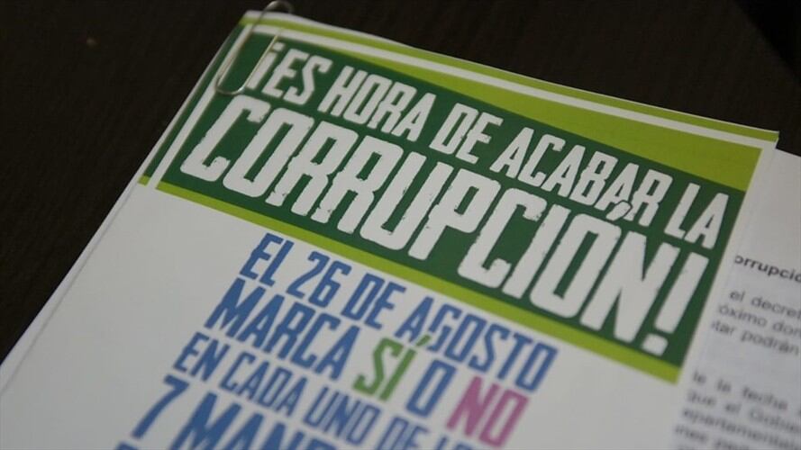 Todo listo para la Consulta Anticorrupción el domingo 26 de agosto. Foto: Colprensa