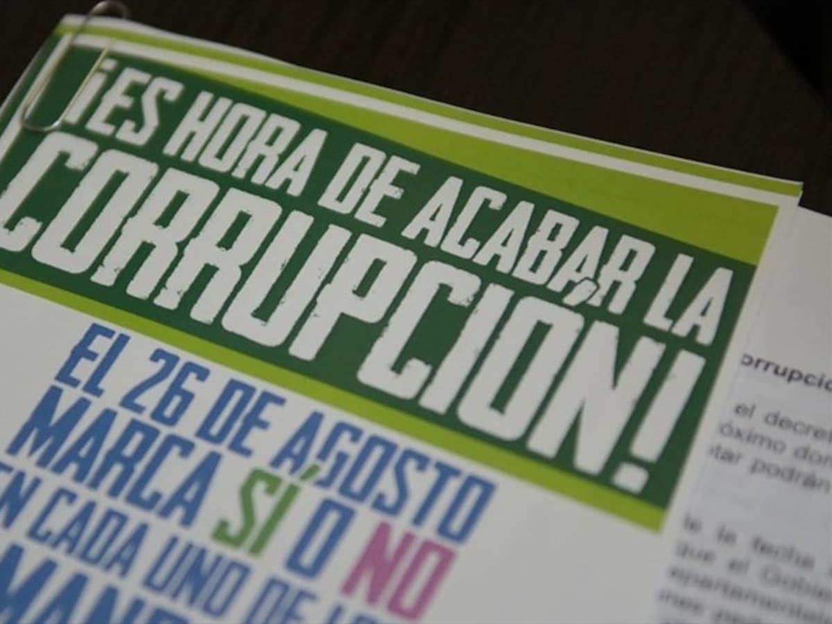 Todo listo para la Consulta Anticorrupción el domingo 26 de agosto