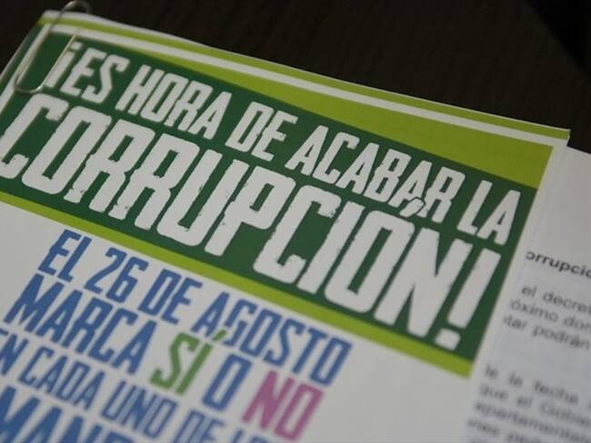 Todo listo para la Consulta Anticorrupción el domingo 26 de agosto. Foto: Colprensa