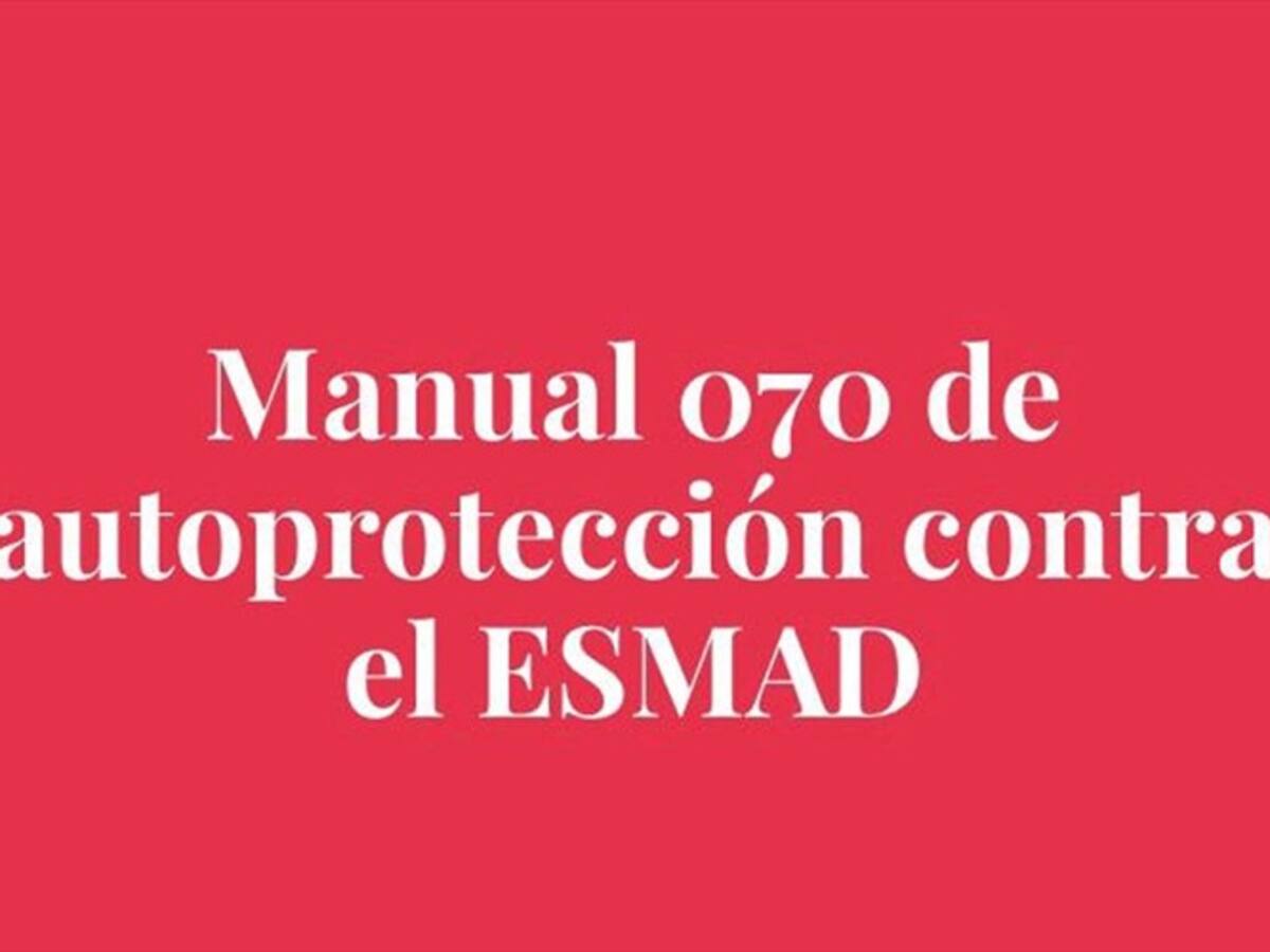 Uniandes no bajará artículo sobre manual del Esmad