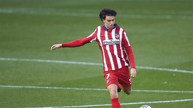 Joao Félix del Atlético de Madrid dio positivo para COVID-19. Foto: Fran Santiago/Getty Images