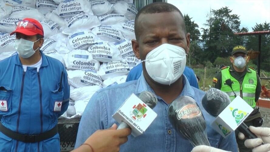 Larrahondo consideró fundamental continuar con las medidas restrictivas, con acompañamiento social y ayudas para las familias. Foto: Gobernación del Cauca
