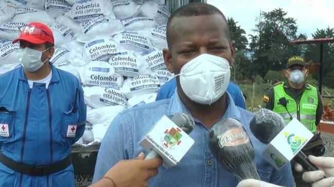 Larrahondo consideró fundamental continuar con las medidas restrictivas, con acompañamiento social y ayudas para las familias. Foto: Gobernación del Cauca