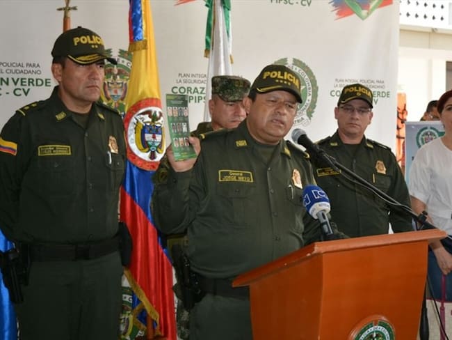 La institución está a la ofensiva: general Jorge Nieto ante &quot;plan pistola&quot;. Foto: La W/ Claudia Hernández.