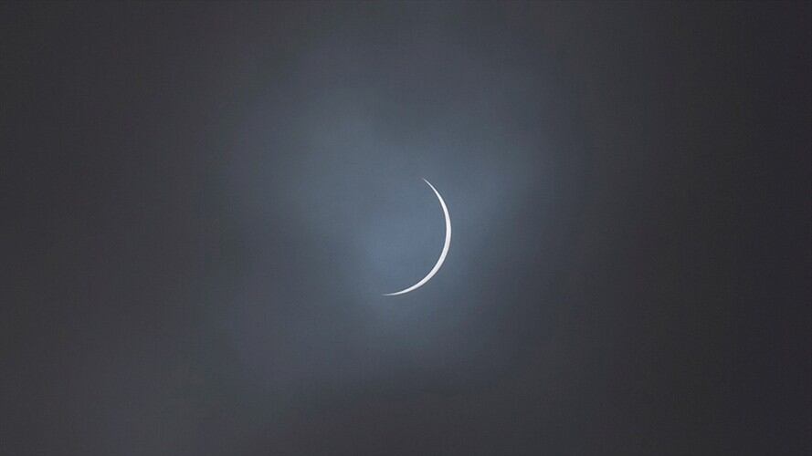 Eclipse solar que oscurecerá Suramérica. Foto: Agencia EFE
