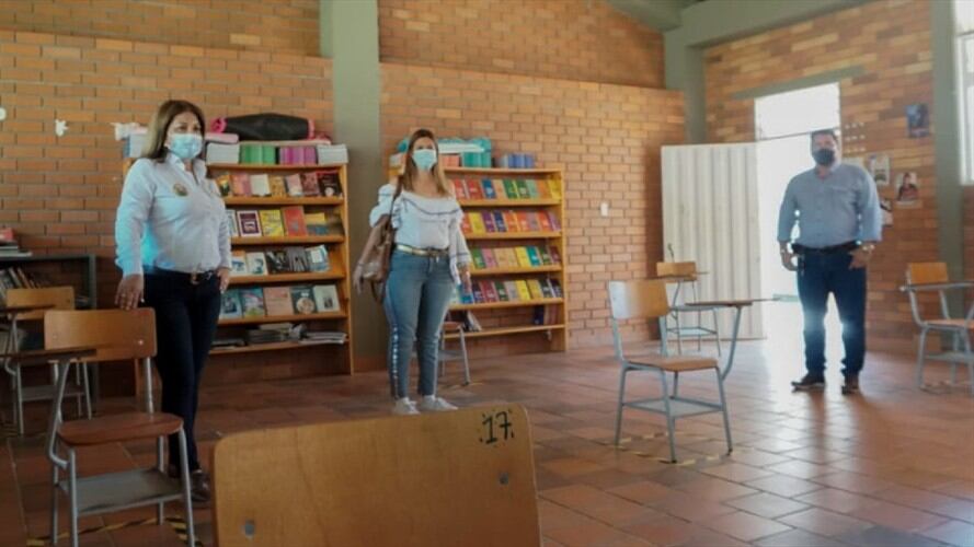 Colegios alternancia . Foto: Gobernación de Santander.