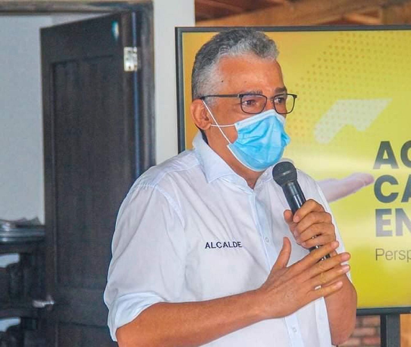 Rubén Tamayo, alcalde de Planeta Rica, Córdoba. Foto: prensa Alcaldía Planeta Rica.