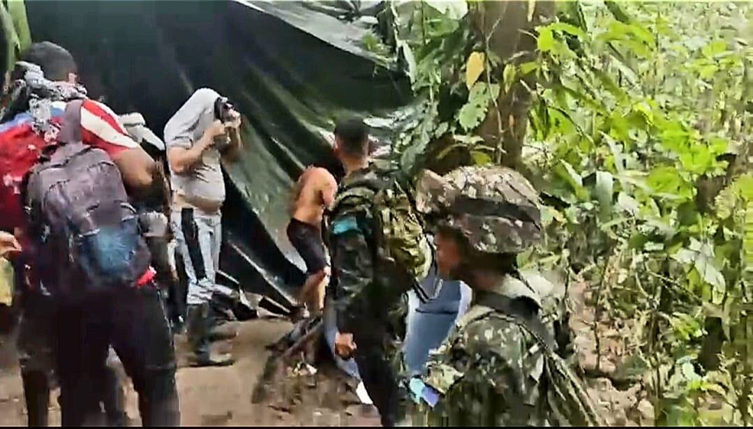 FF.MM. denuncian asonada de población por presión de disidencias Farc en Nariño. Foto: Suministrada.