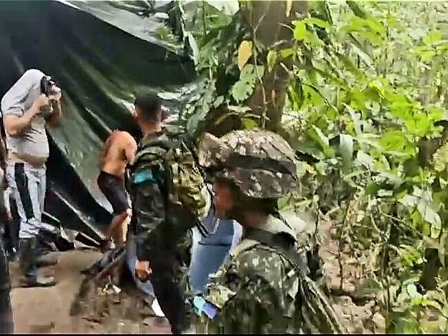 FF.MM. denuncian asonada de población por presión de disidencias Farc en Nariño. Foto: Suministrada.